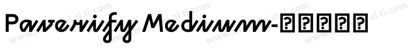 Paverify Medium字体转换